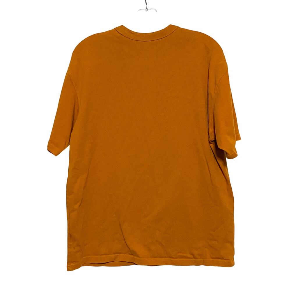 The Nike Tee Yellow Rose Swoosh Logo Loose Fit Desert Orange Shirt Mens M Sporty - Picture 3 of 6